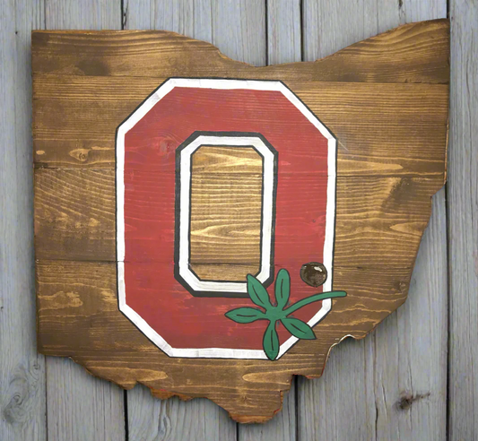 Reclaimed Wooden State Wall Art